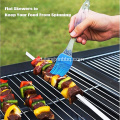 ڪبوب اسڪيورز 17&quot; اسٽينلیس اسٽيل BBQ باربيڪيو اسڪيورز